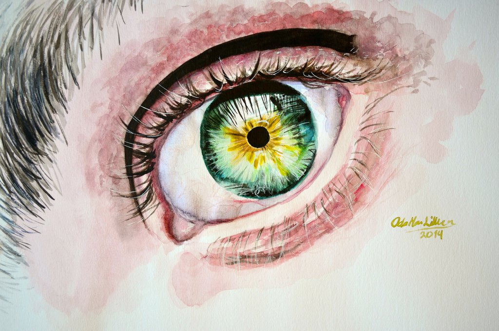 1024x679 Realistic Eye - Realistic Watercolor