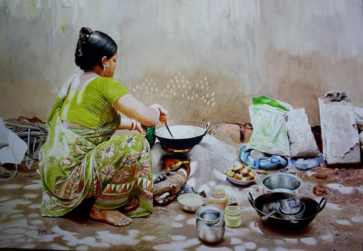 720x499 Realistic Watercolor Artist India Haimchar - Realistic Watercolor