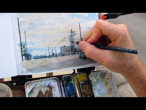 480x360 Realistic Watercolor Of A House By James Gurney - Realistic Watercolor Painting Techniques