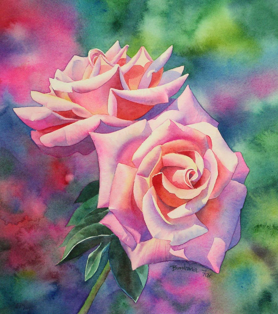 900x1015 Watercolor Rose Painting Tutorial Step By Step - Realistic Watercolor Painting Techniques