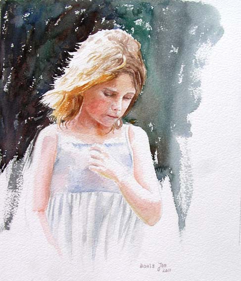 487x567 Watercolor Techniques Painting Wet On Wet, Wet On Dry, Dry On Dry - Realistic Watercolor Painting Techniques
