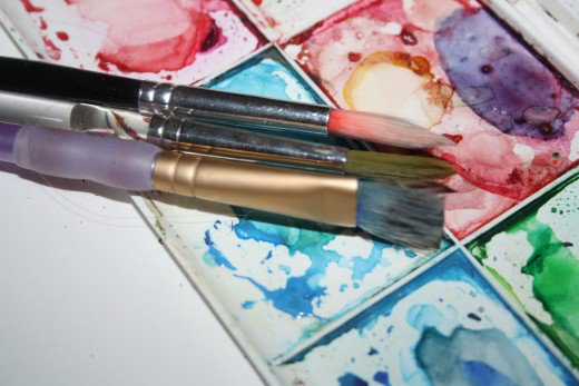 520x347 How To Paint A Realistic Cherry Tree With Watercolors Tutorial - Realistic Watercolor Painting Tutorial