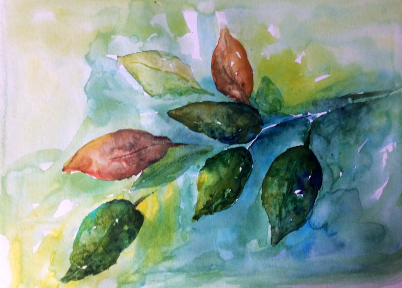 1280x919 Collection Of Watercolour Drawing Easy High Quality, Free - Realistic Watercolor Tutorial