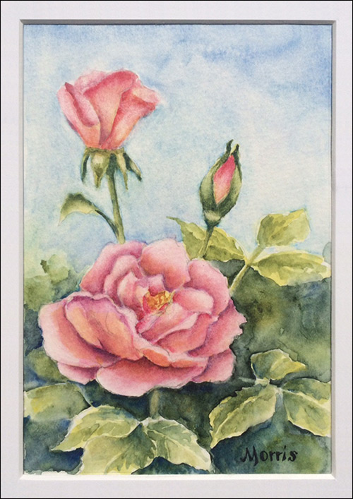 500x707 How To Paint Realistic Watercolor Roses - Realistic Watercolor Tutorial