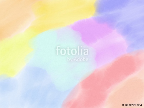 500x375 Soft Color Vintage Pastel Abstract Watercolor Background With - Red And Green Watercolor