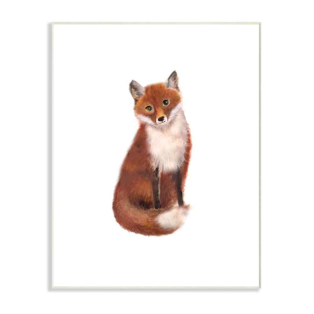 1000x1000 Stupell Industries 10 In. X 15 In. Red Fox Watercolor - Red Fox Watercolor