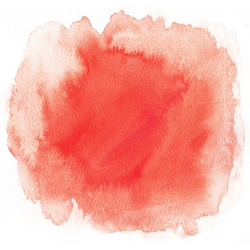 360x360 Watercolor Paint, Red Stain Solutions U Of I Extension - Red Orange Watercolor