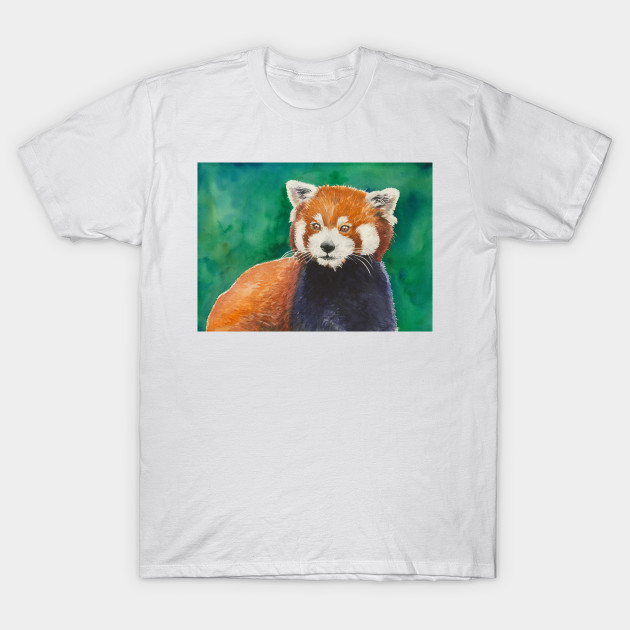 630x630 Red Panda Watercolor Portrait - Red Panda Watercolor