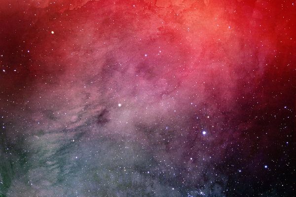 600x400 Red Space Watercolor Backgrounds Stock Photo Free Download - Red Watercolor Background