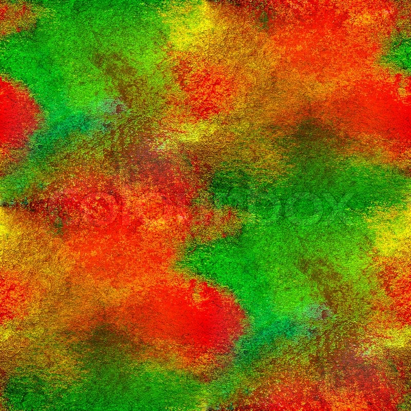 800x800 Seamless Yellow Green Red Watercolor Background Stock Photo - Red Watercolor Background