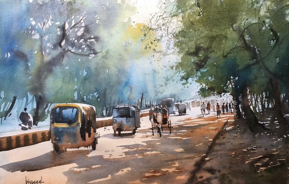 960x612 Streets Of India Watercolor On Paper 14x21 Inches Art - Reddit Watercolor