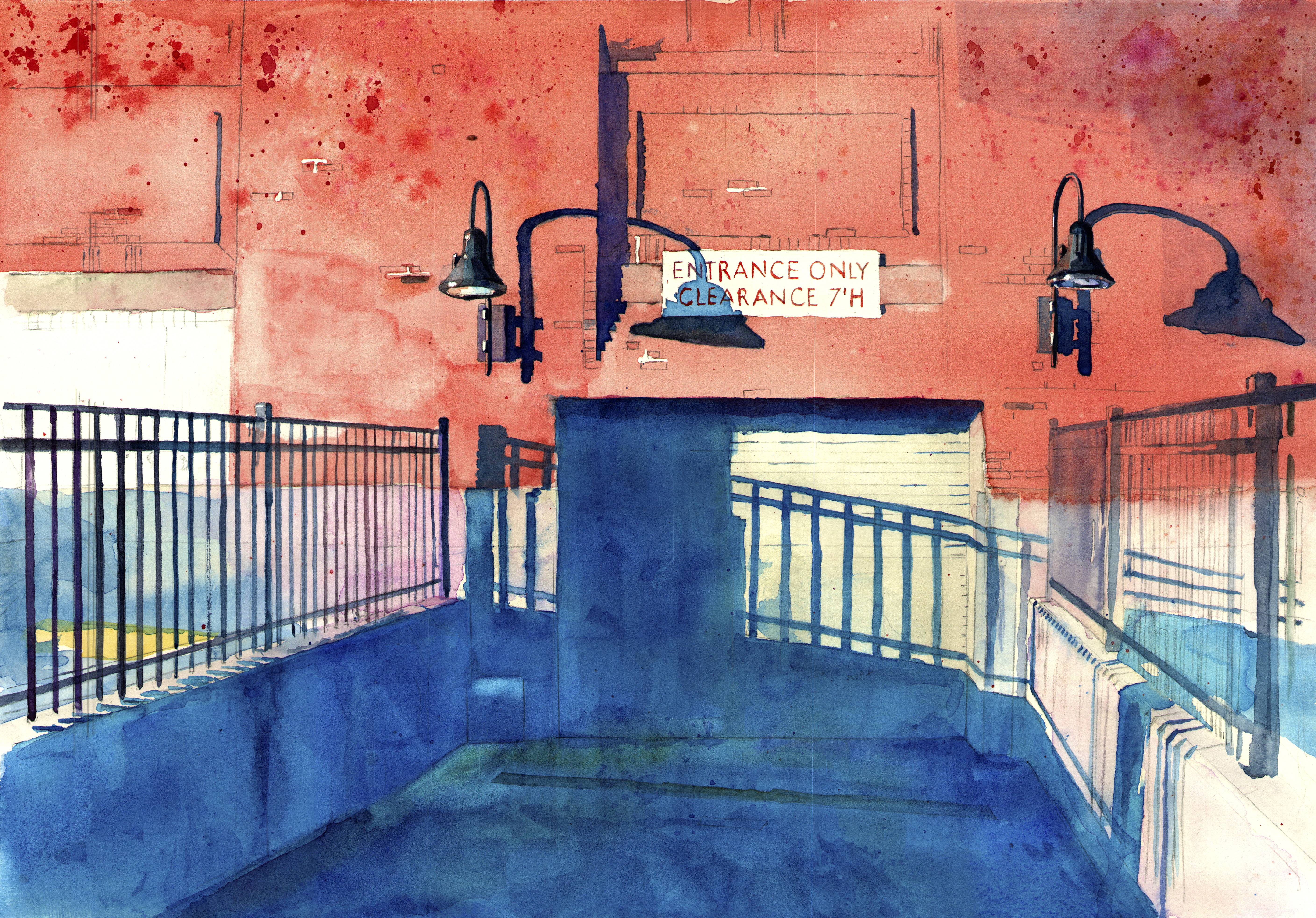 5633x3930 Watercolor City Painting From Reddit User Onewordpoet Wallpapers - Reddit Watercolor