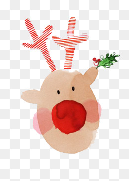 260x365 Watercolor Reindeer Png, Vectors, Psd, And Clipart For Free - Reindeer Watercolor