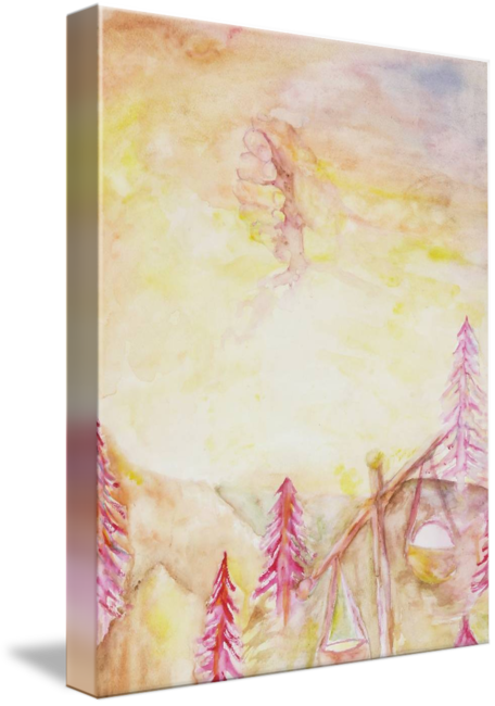 456x650 Isaiah 4012 17 Religious Watercolor Painting By Splash Graphics - Religious Watercolor