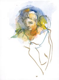 200x271 Past Exhibitions Saint Anselm College - Religious Watercolor