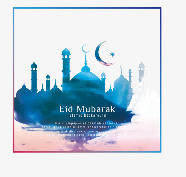 650x616 Watercolor Church Religious Festival Poster, Watercolor Vector - Religious Watercolor