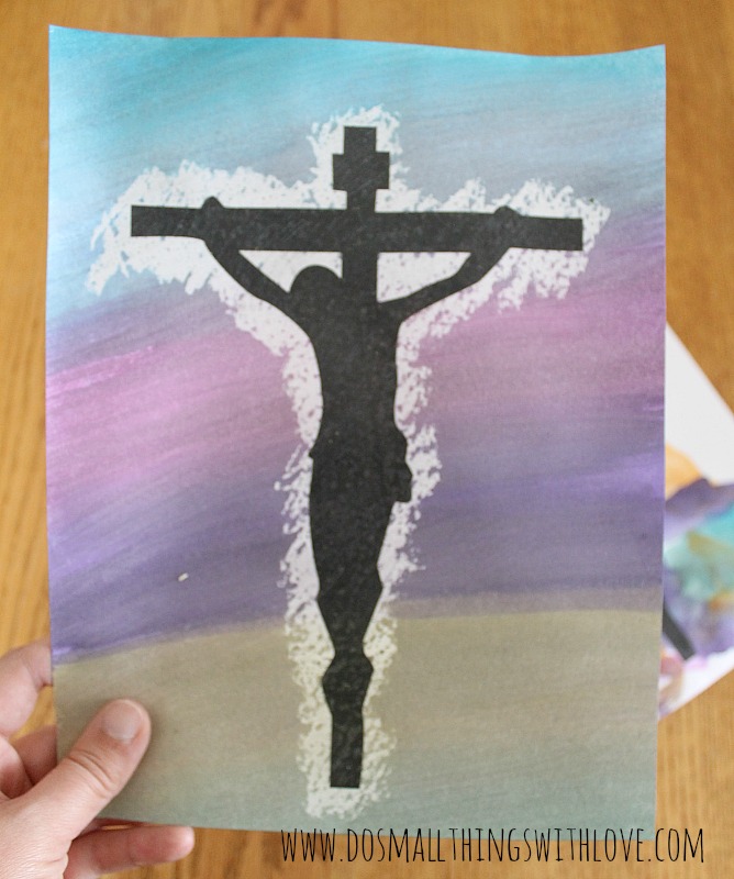 668x800 Easy Holy Week Watercolor Art Do Small Things With Great Love - Religious Watercolor Paintings