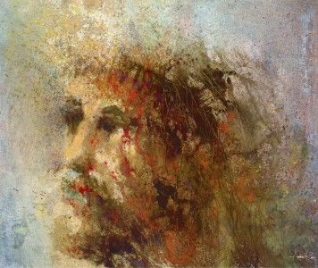 356x300 Fine Art Print Jesus Christ Lamb Of God Watercolor Painting - Religious Watercolor Paintings