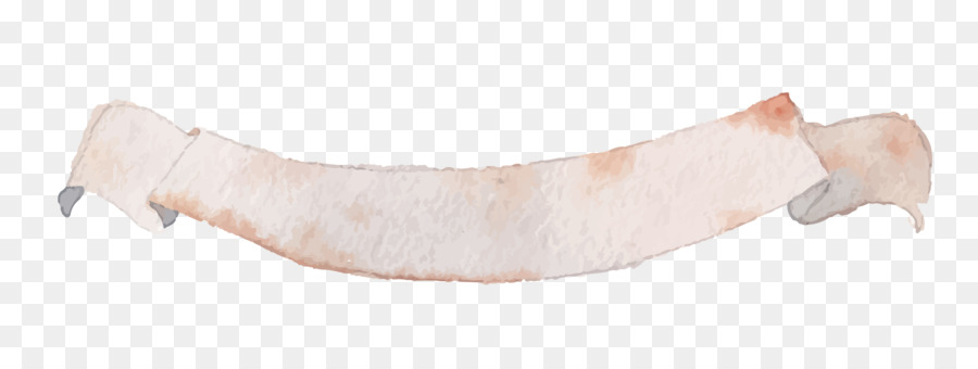 900x340 Paper Drawing Watercolor Painting Illustration - Ribbon Watercolor