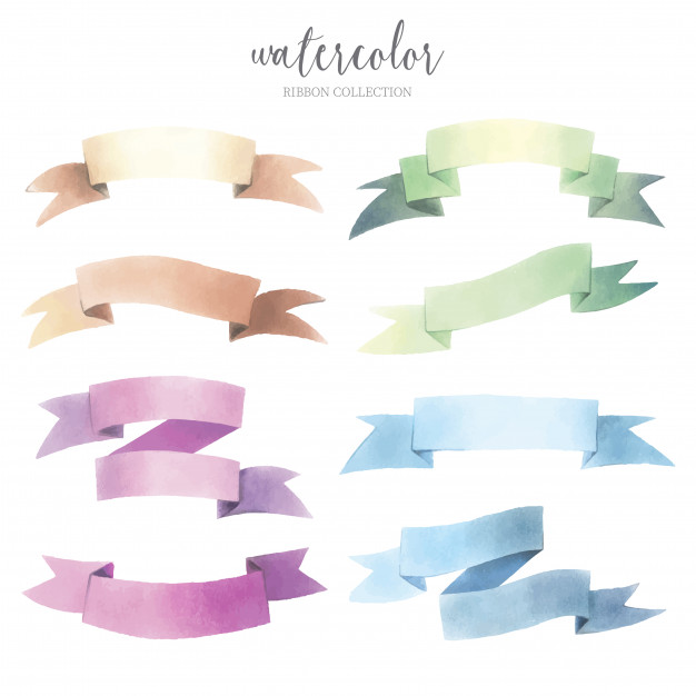 626x626 Watercolor Ribbon Vectors, Photos And Psd Files Free Download - Ribbon Watercolor