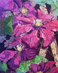 236x295 How To Make Watercolor Batik On Rice Paper Step By Step Demo - Rice Paper For Watercolor Painting