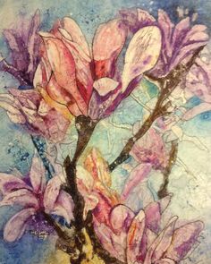 236x295 Sold Fall Birches, 24 X 12 In Watercolor On Rice Paper By Krista - Rice Paper For Watercolor Painting