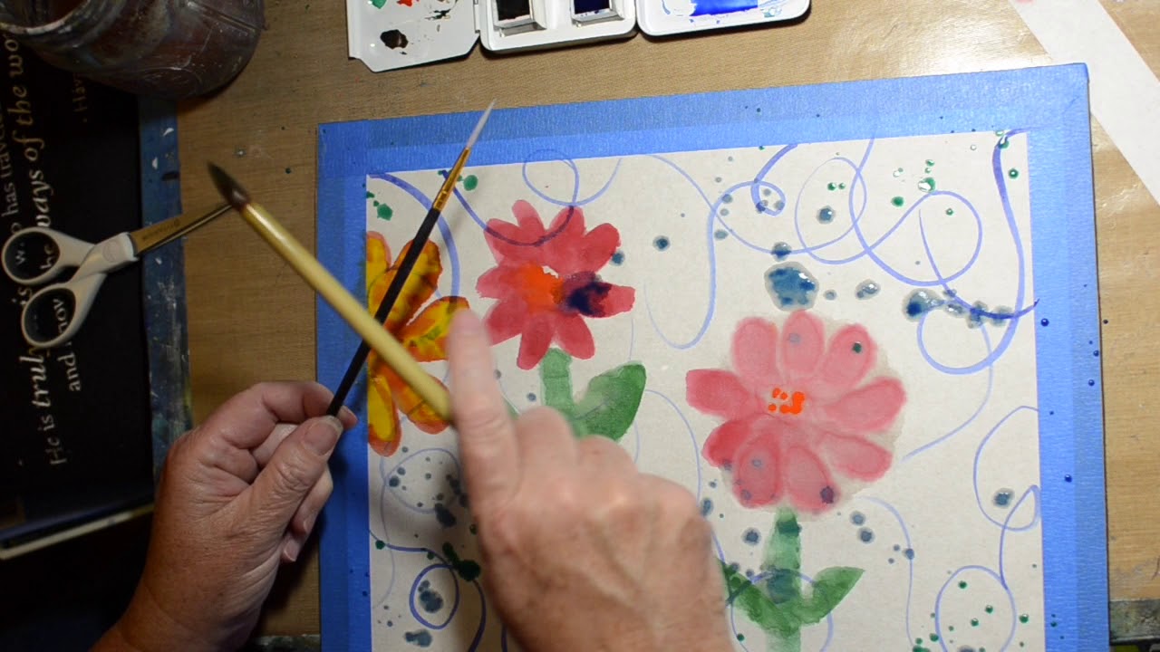 1280x720 Watercolor On Rice Paper - Rice Paper For Watercolor Painting