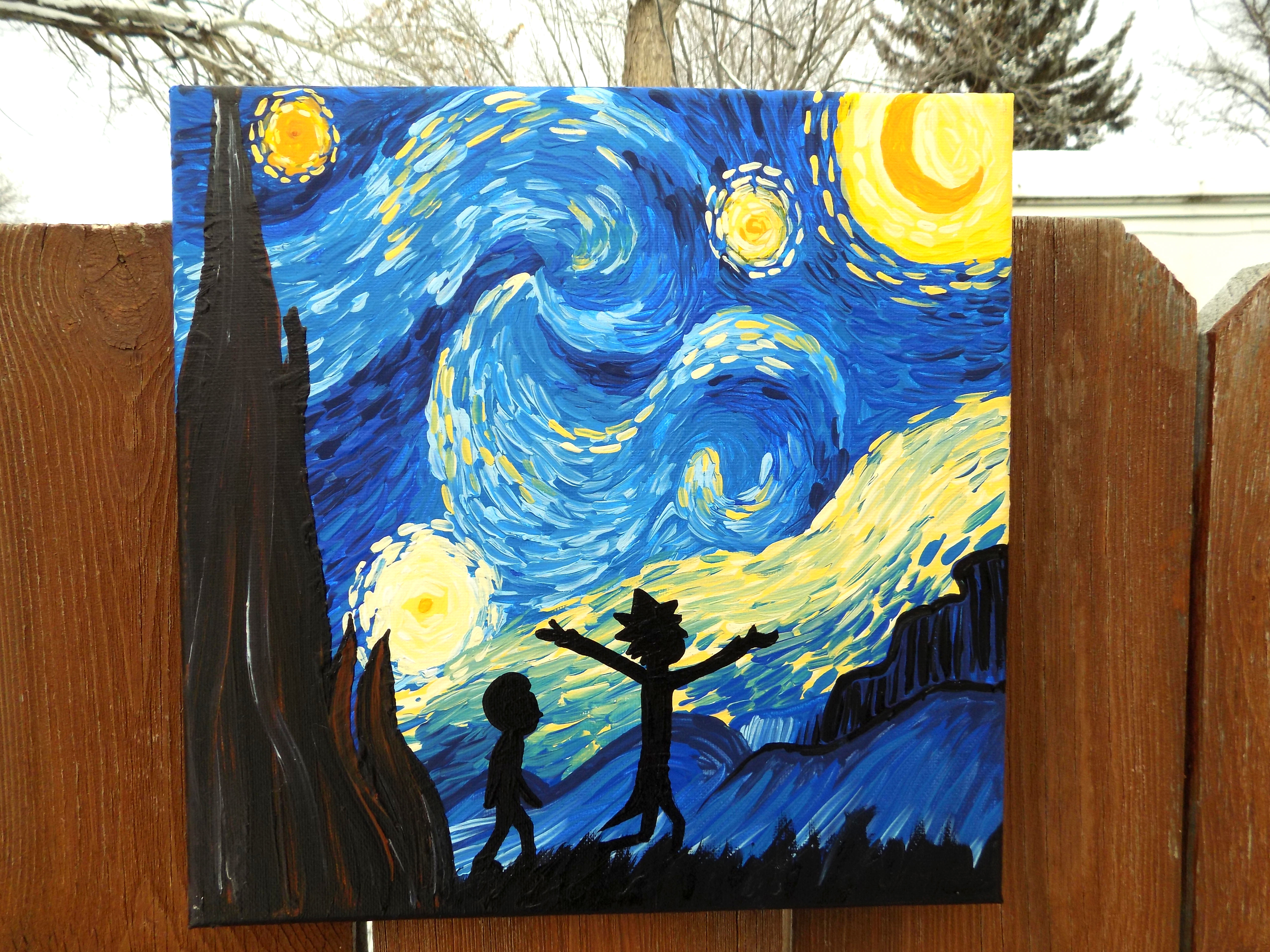 5152x3864 Oh Man, Oh Geez! Rick And Morty Paintings. - Rick And Morty Watercolor