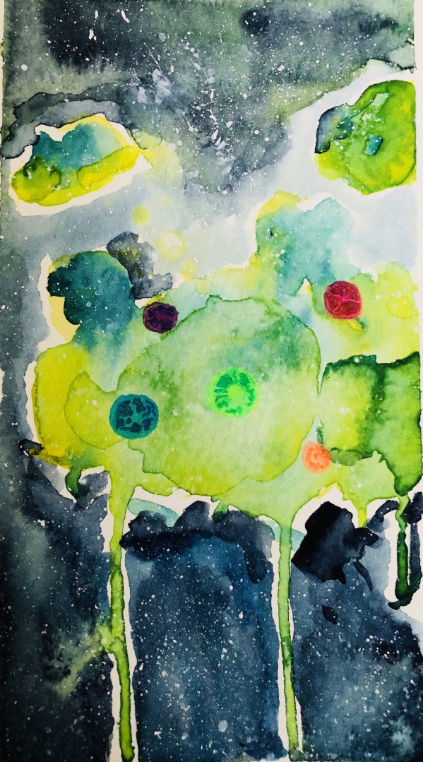 599x1079 Devondraws Rick And Morty Fart Cloud Watercolor Mens - Rick And Morty Watercolor