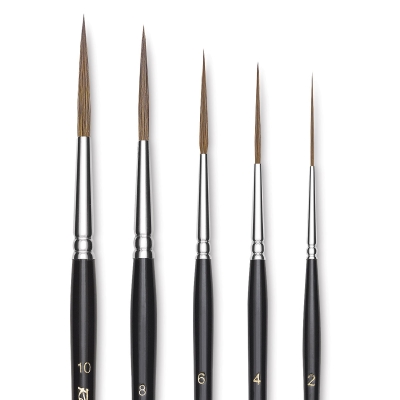 400x400 Kolinsky Extra Long Rigger Brush - Rigger Watercolor Brush