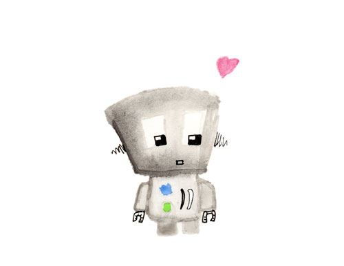 500x386 Simple Watercolor Cards Tutorial - Robot Watercolor