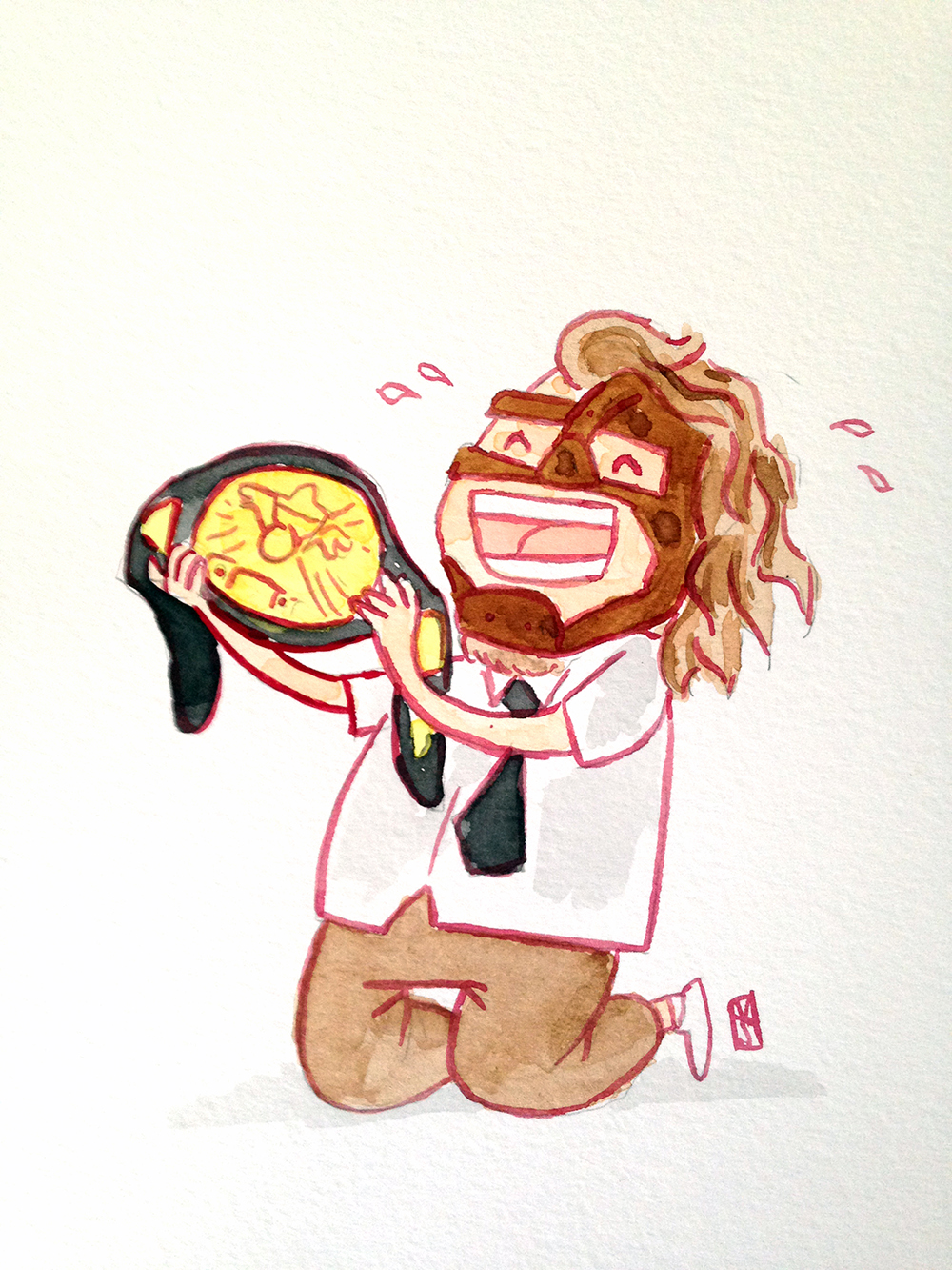 1000x1333 Watercolor Commission Robot Mountain Online Store Powered By - Robot Watercolor