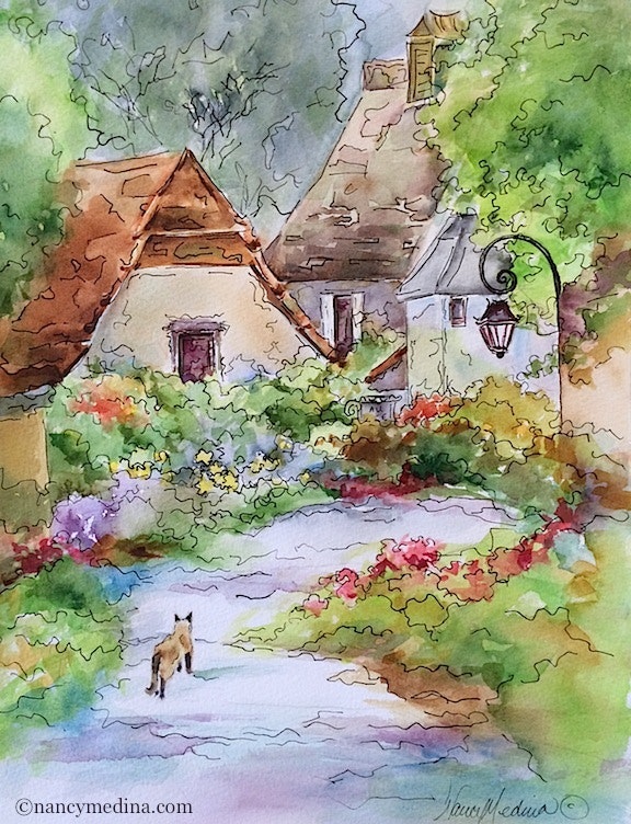 576x752 Looking For Love - Romantic Watercolor