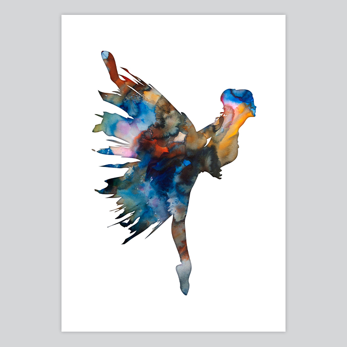 700x700 Romantic Watercolor Art Print - Romantic Watercolor