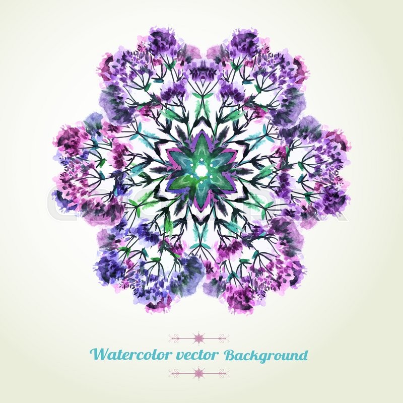 800x800 Romantic Watercolor Card With Flowers. Decor Design Greeting Cards - Romantic Watercolor