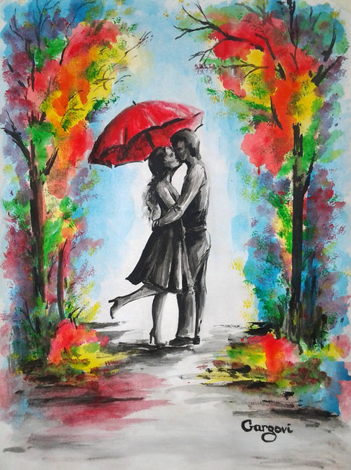 Romantic Watercolor Paintings