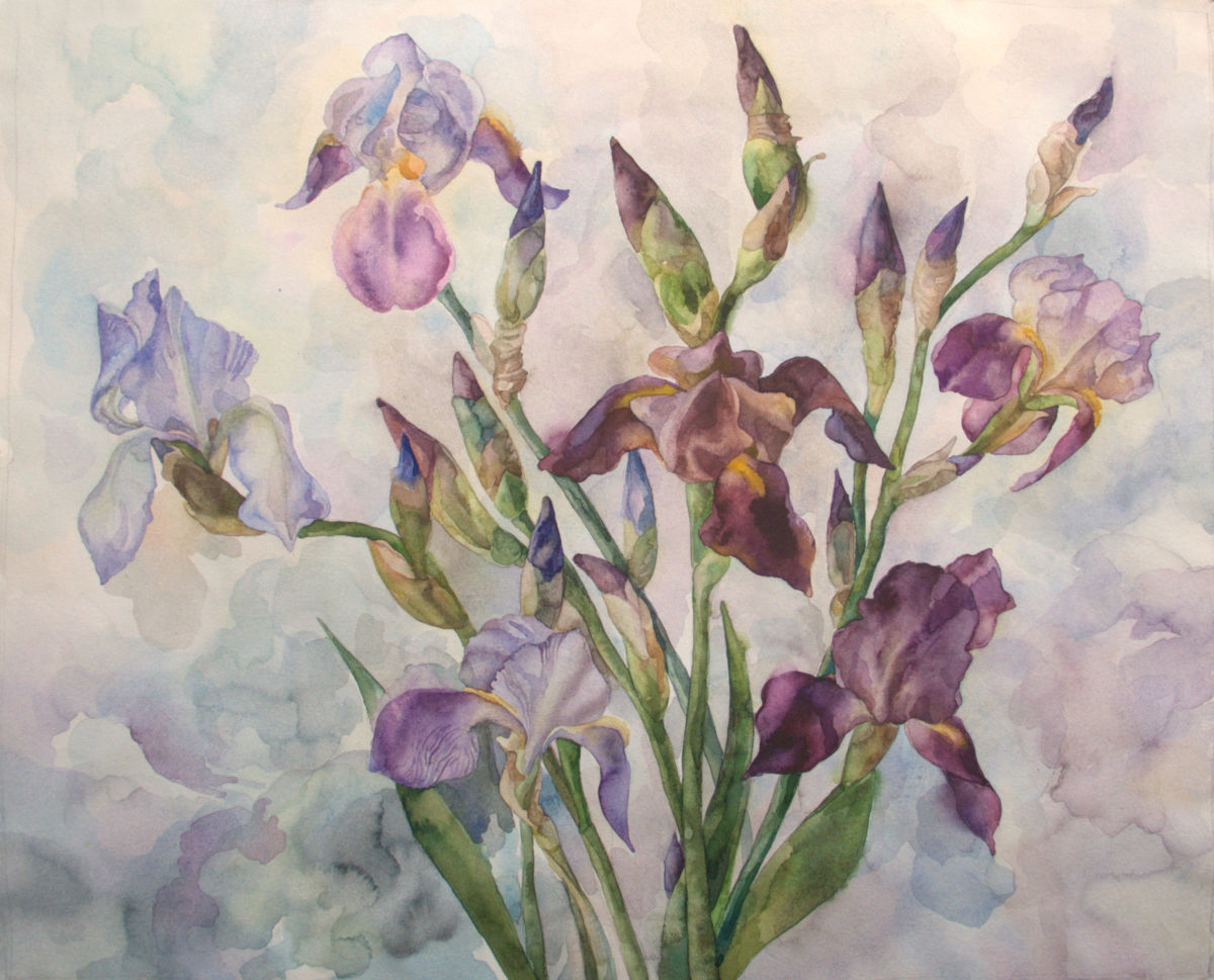 1200x969 Romantic Jazz (Kotomuzart) - Romantic Watercolor Paintings