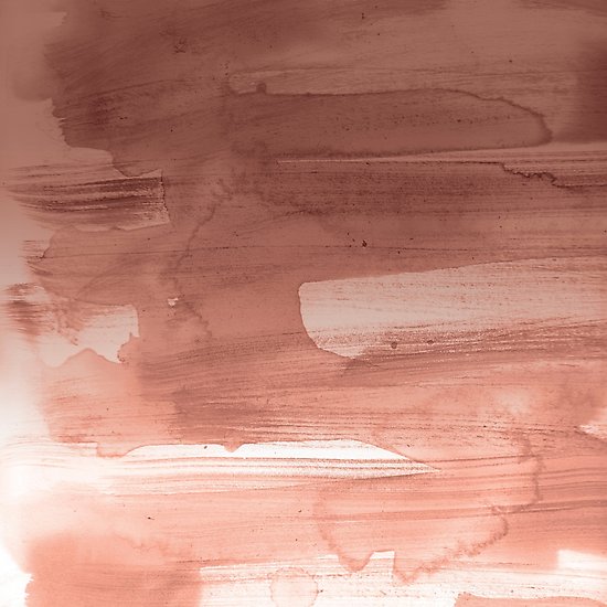550x550 Rose Gold Watercolor Splash Photographic Prints By Liz Plummer - Rose Gold Watercolor
