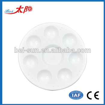 350x350 Round Paint Tray Plastic Palettes Watercolor Painting 8 Wells - Round Watercolor Palette