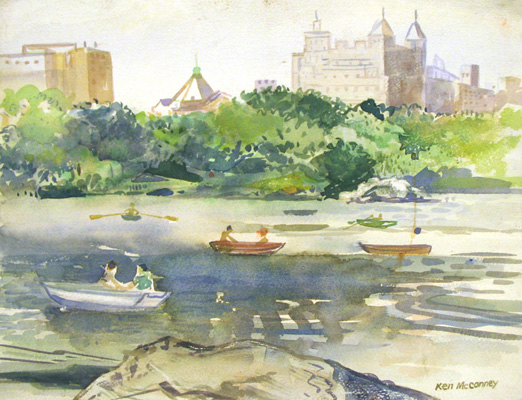 522x400 Mcconney - Row Boat Watercolor