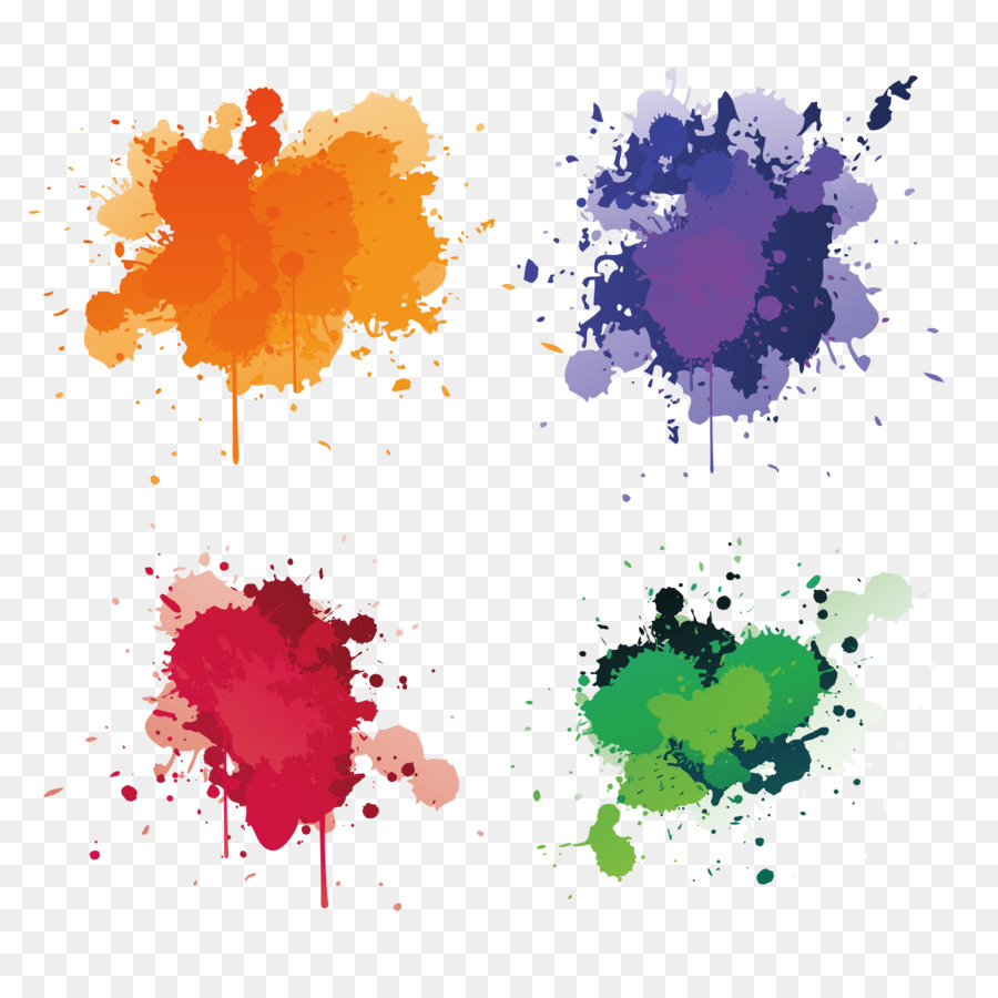 900x900 Splash Watercolor Painting Royalty Free - Royalty Free Watercolor