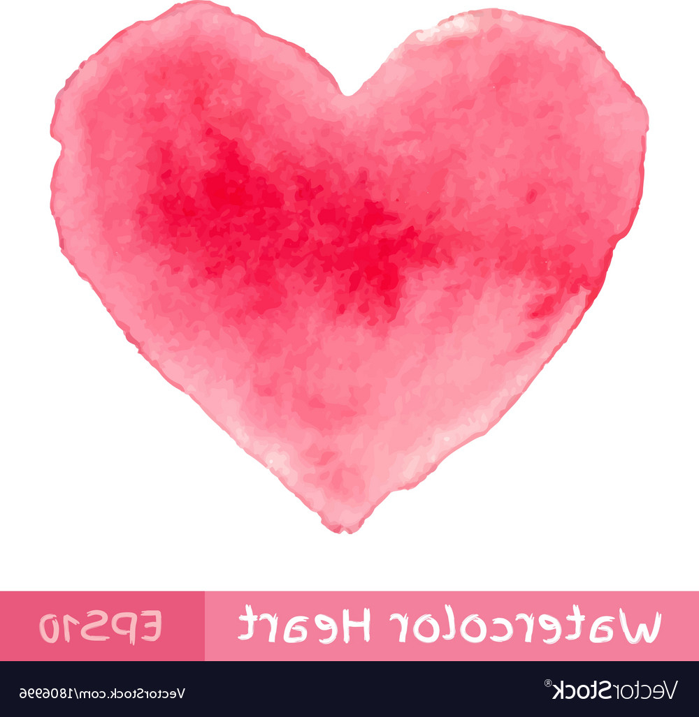 1000x1027 Watercolor Heart Images Pink Watercolor Heart Royalty Free Vector - Royalty Free Watercolor