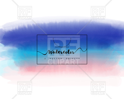 400x320 Hand Painted Watercolor Texture On White Background Vector Image - Royalty Free Watercolor Texture