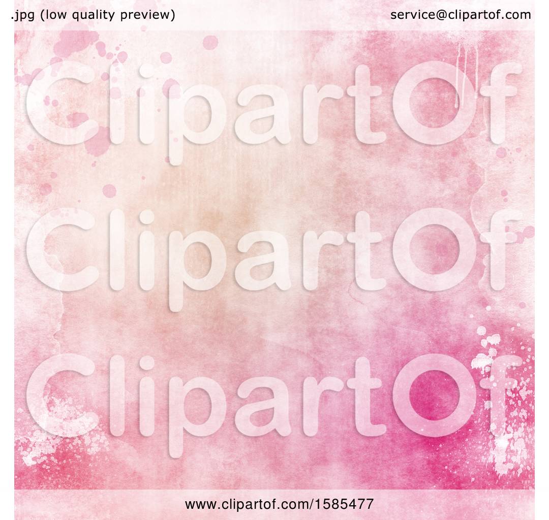1080x1024 Clipart Of A Pink Watercolor Texture Background - Royalty Free Watercolor Texture