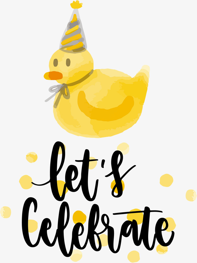 650x867 Hand Painted Watercolor Small Yellow Duck, Watercolor Vector, Duck - Rubber Duck Watercolor
