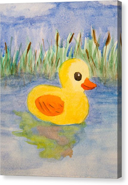 429x622 The Real Rubber Duck Painting By Paul Bartoszek - Rubber Duck Watercolor