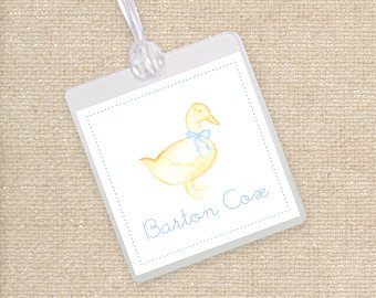 340x270 Watercolor Duck Etsy - Rubber Duck Watercolor