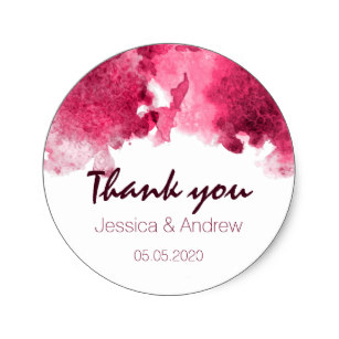 307x307 Ruby Watercolor Stickers Amp Labels Zazzle Uk - Ruby Watercolor