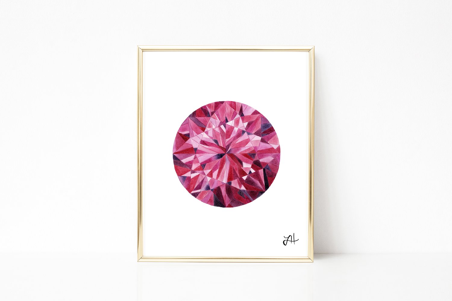 1500x1000 Set Of 3 - Ruby Watercolor