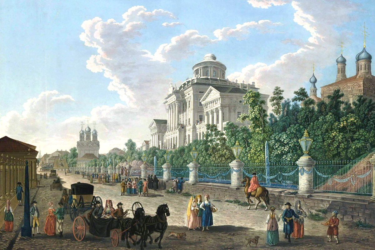 1200x800 The Moscow We Lost The Russian Capital In 18th Century Watercolor - Russian Watercolor